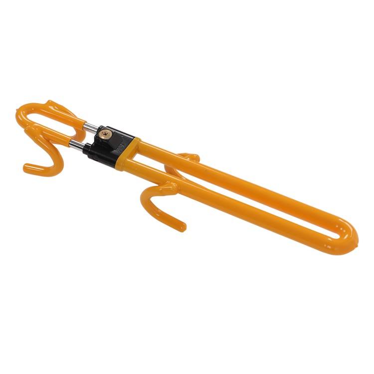 Universal Twin Hooks Steering Wheel Lock Anti Theft Wheel Lock for Cars Trucks Vans - CASDONY