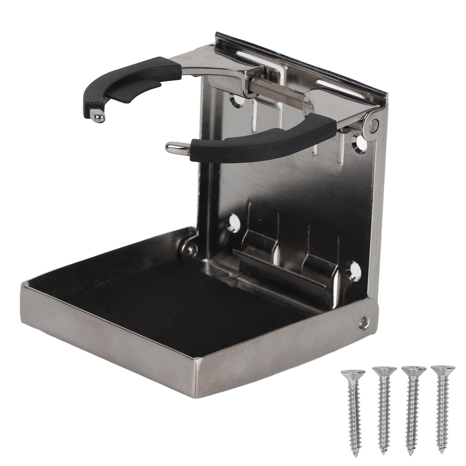 Casdony Foldable Cup Holder Stainless Steel Drink Cup Stand for Car Boat Yacht | 1619220046311